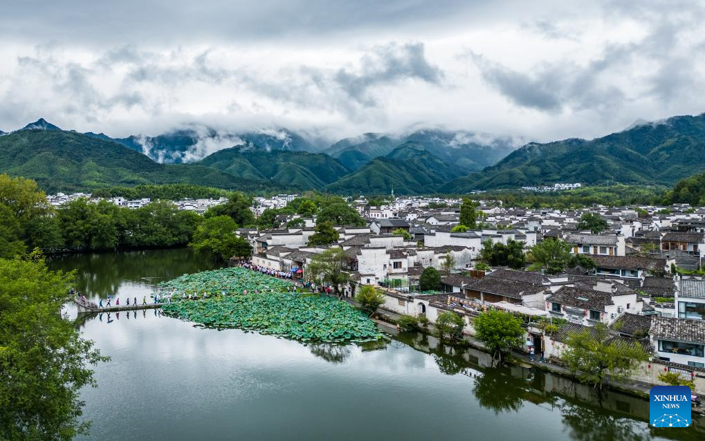 Scenery of Yixian County, E China