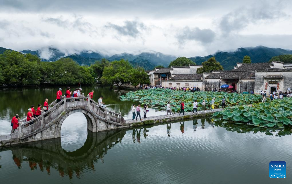 Scenery of Yixian County, E China