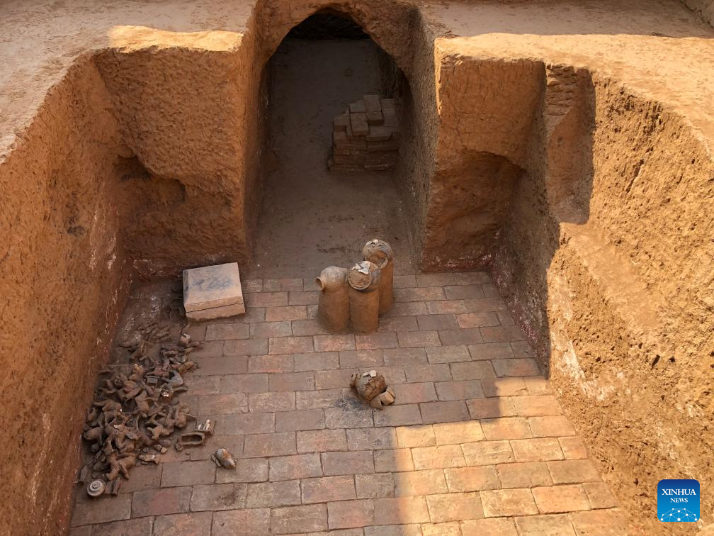Tomb of ancient emperor found in China's Shaanxi