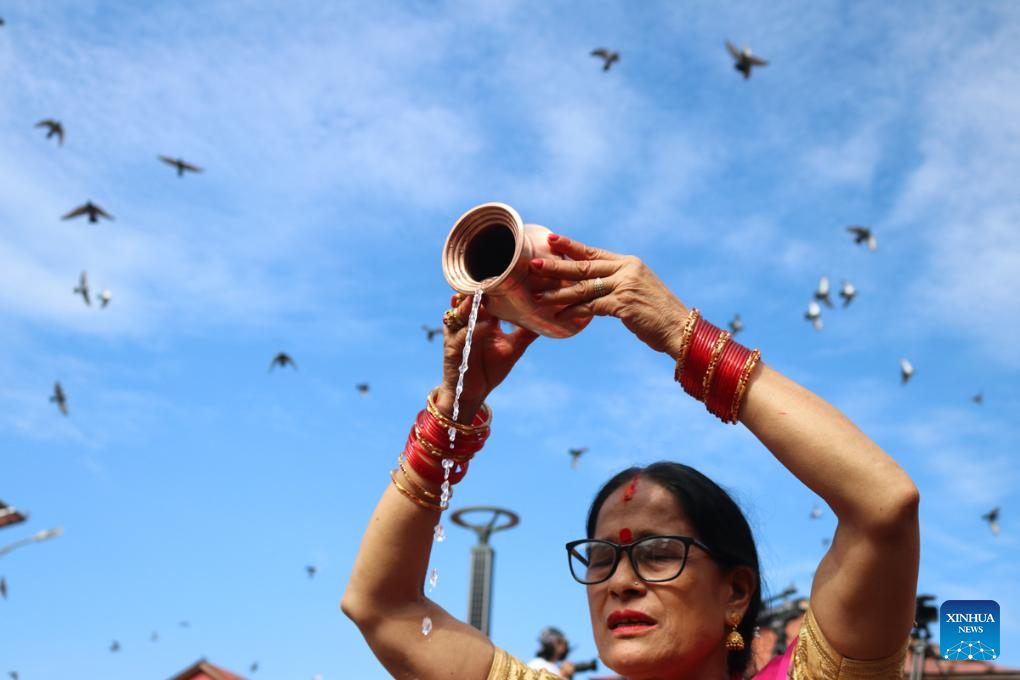 Teej Festival celebrated in Kathmandu, Nepal