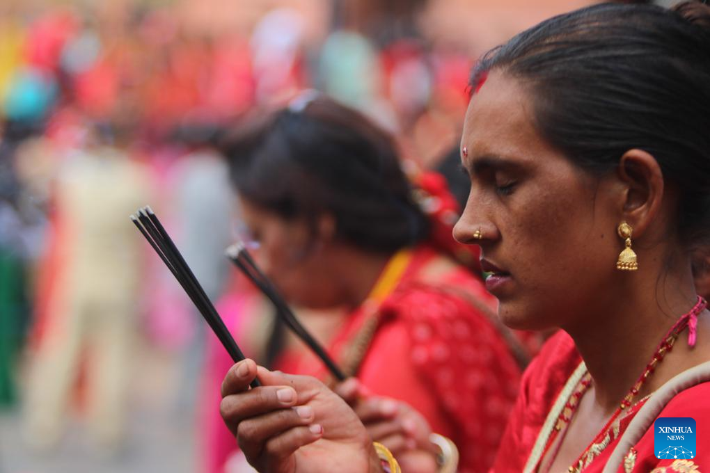 Teej Festival celebrated in Kathmandu, Nepal