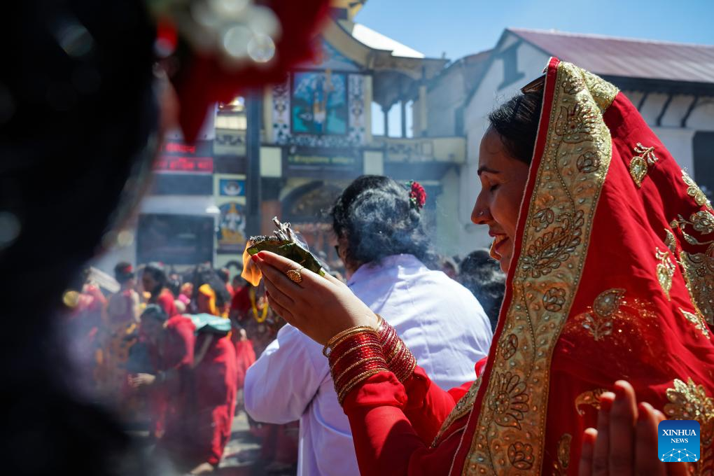 Teej Festival celebrated in Kathmandu, Nepal