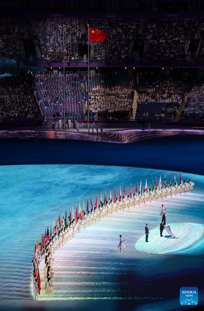 Opening ceremony of 19th Asian Games held in Hangzhou