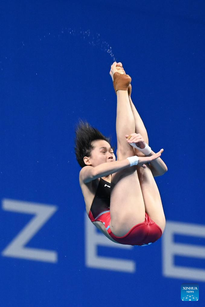 China's star diver Quan wins women's 10m platform at Hangzhou Asiad