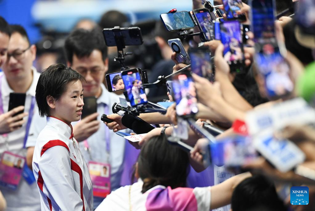 China's star diver Quan wins women's 10m platform at Hangzhou Asiad