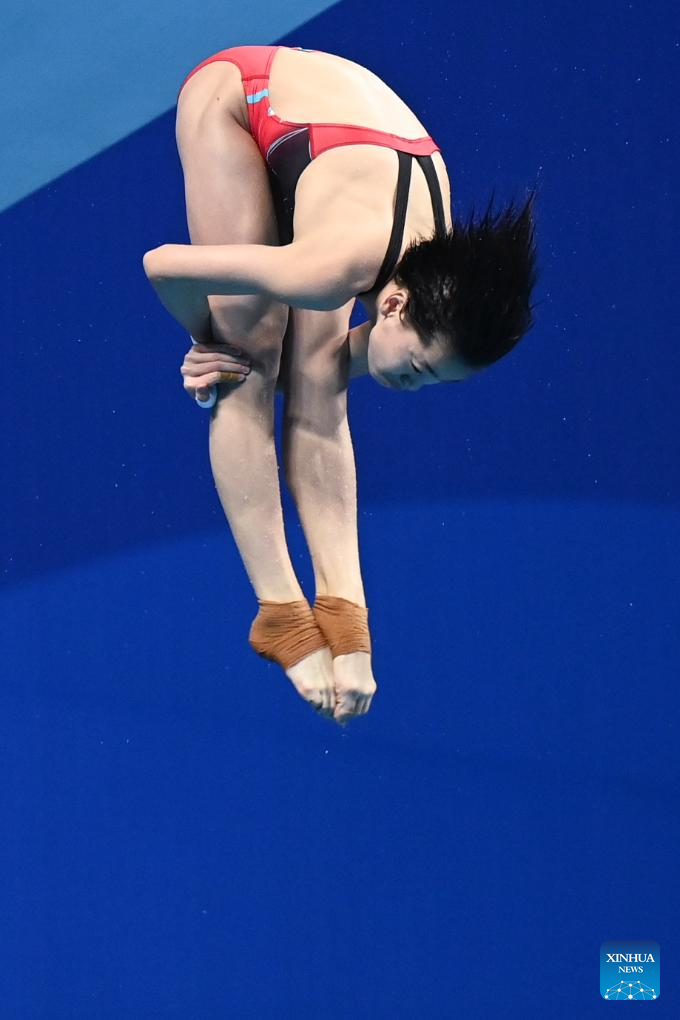 China's star diver Quan wins women's 10m platform at Hangzhou Asiad