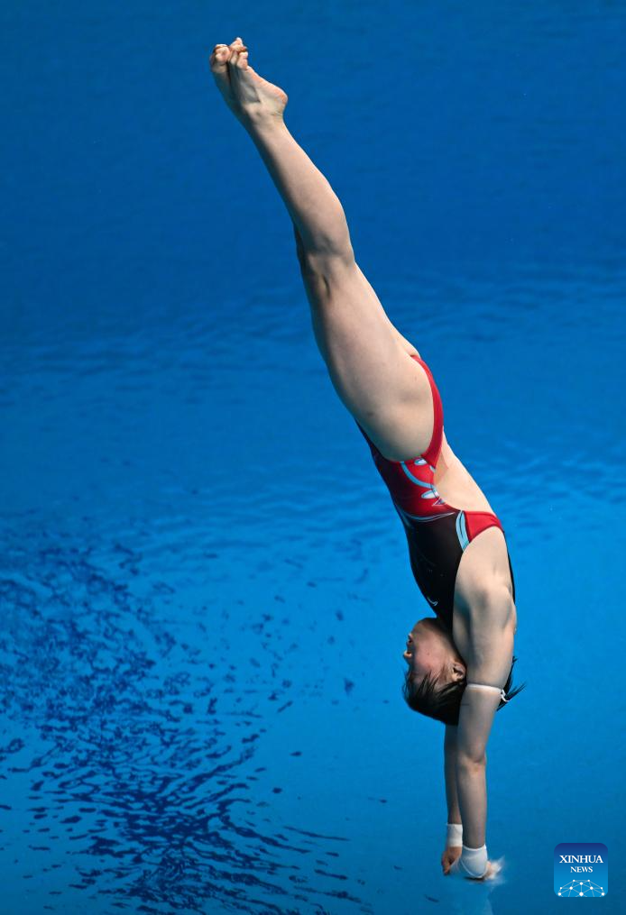 China's star diver Quan wins women's 10m platform at Hangzhou Asiad
