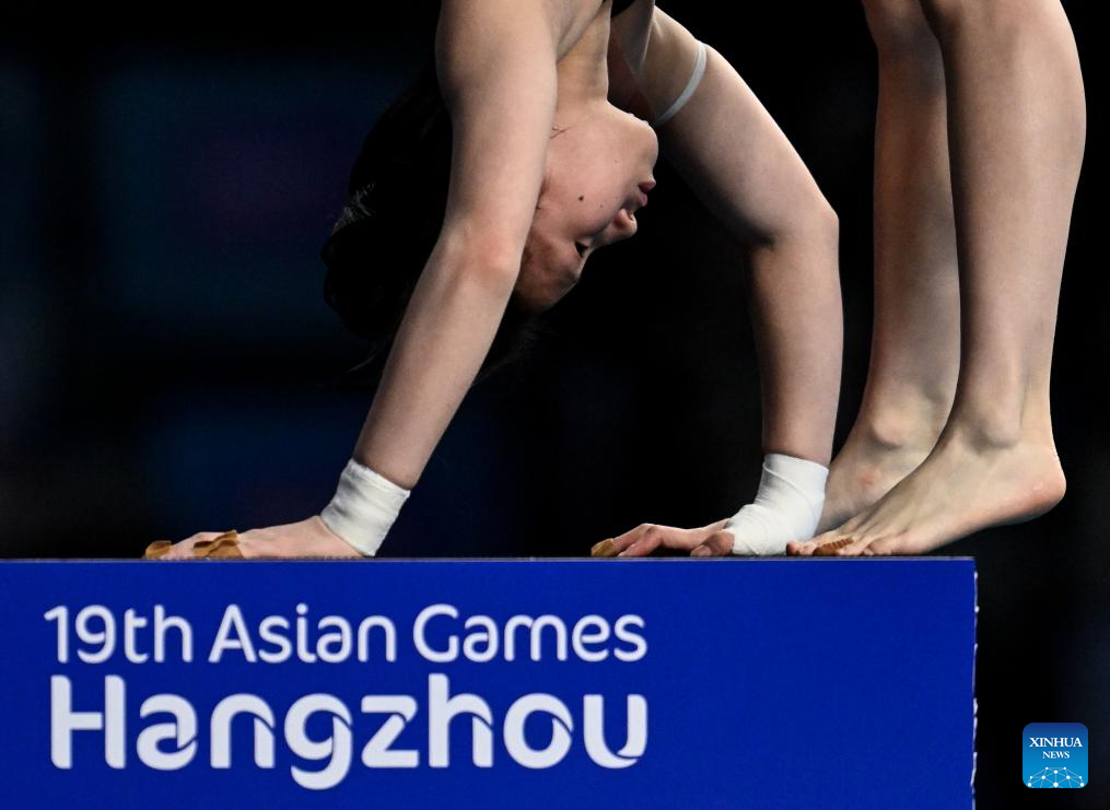 China's star diver Quan wins women's 10m platform at Hangzhou Asiad