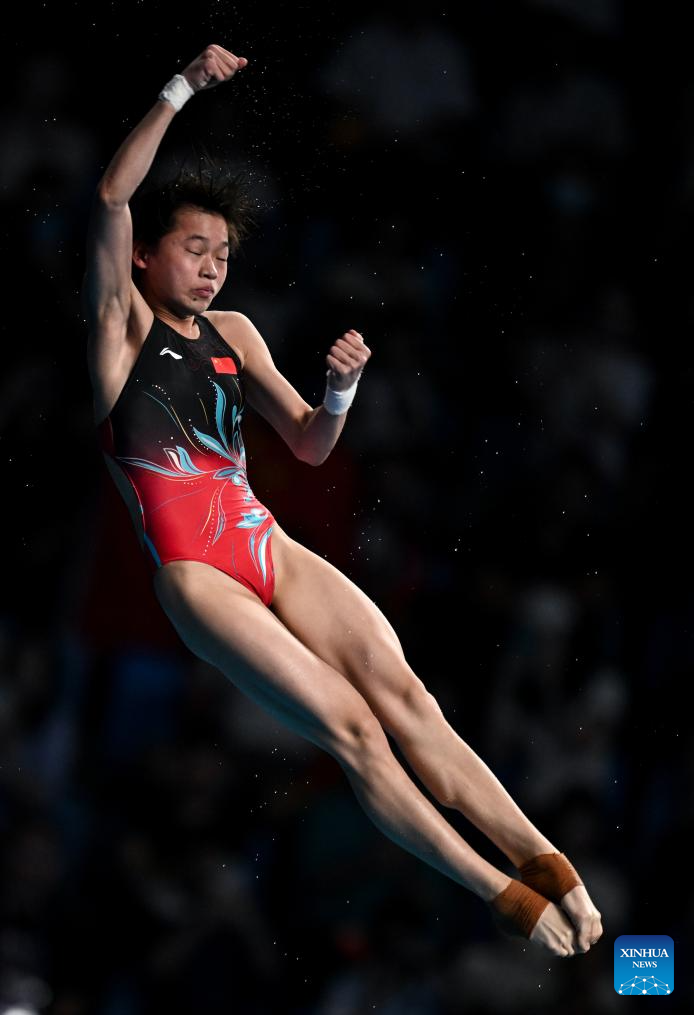 China's star diver Quan wins women's 10m platform at Hangzhou Asiad