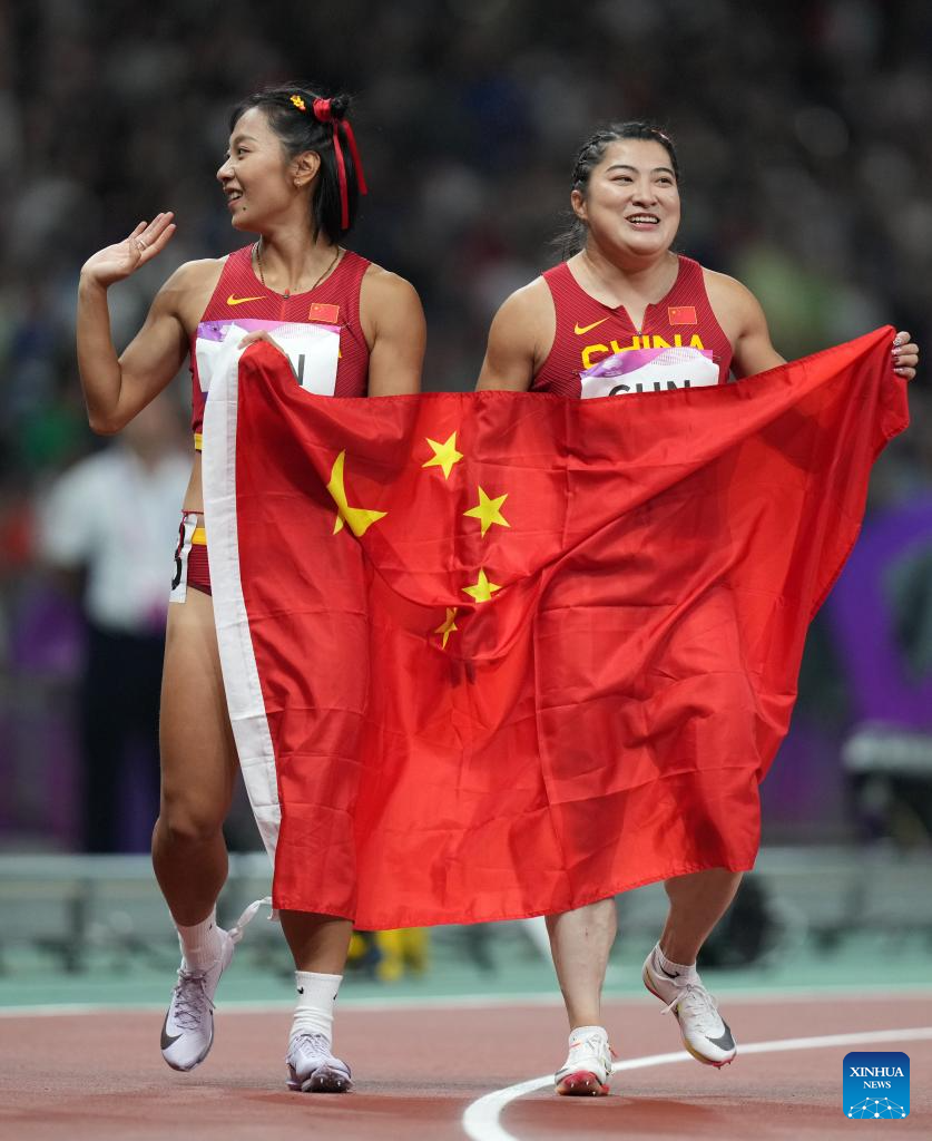 China wins women's 4x100m relay gold at Hangzhou Asiad