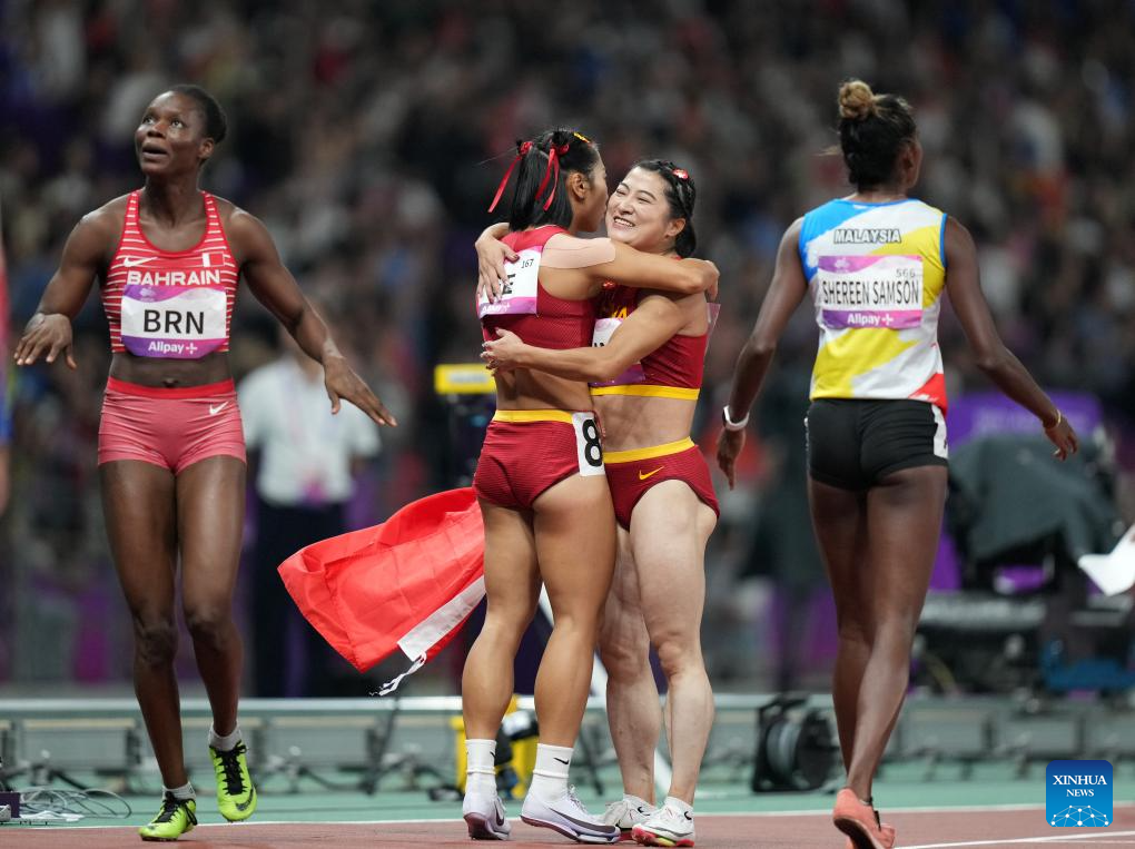 China wins women's 4x100m relay gold at Hangzhou Asiad