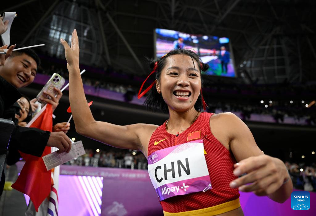 China wins women's 4x100m relay gold at Hangzhou Asiad