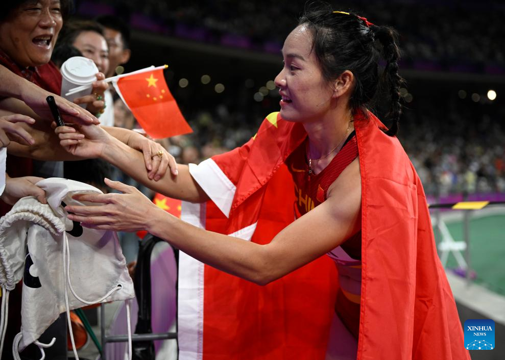 China wins women's 4x100m relay gold at Hangzhou Asiad