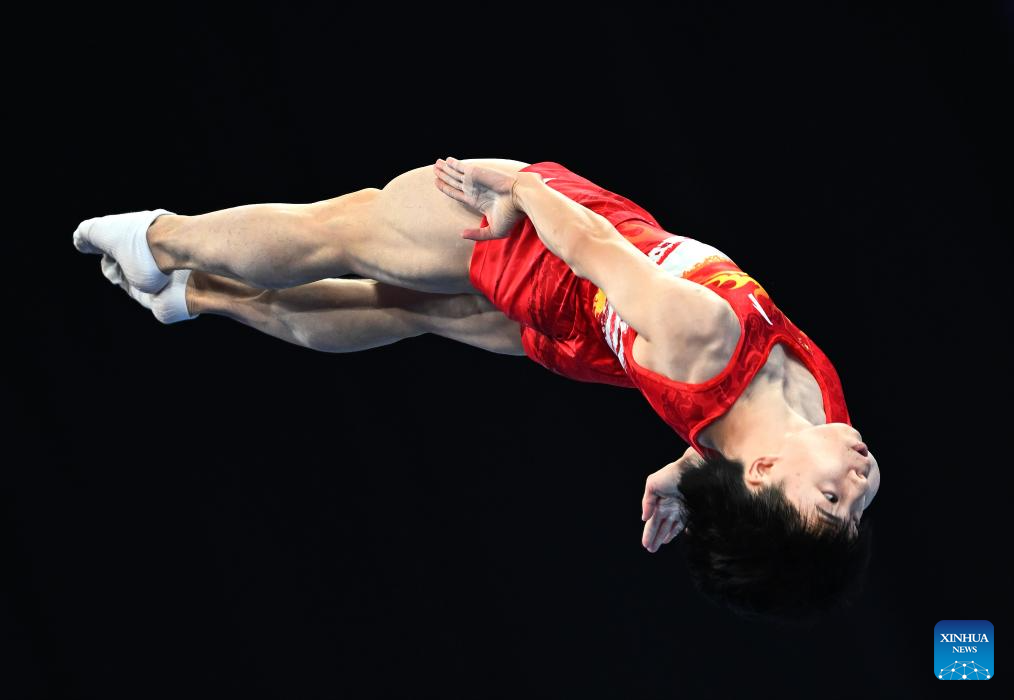 China's Yan triumphs in men's individual trampoline at Hangzhou Asiad