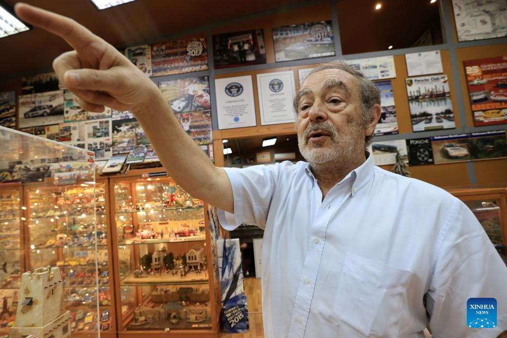 Model cars displayed at Billy Karam Museum in Lebanon