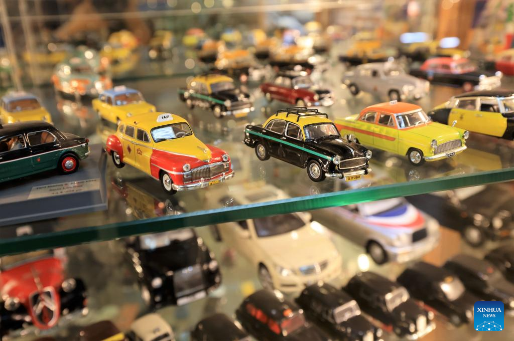 Model cars displayed at Billy Karam Museum in Lebanon