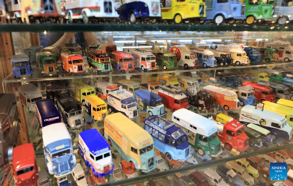 Model cars displayed at Billy Karam Museum in Lebanon