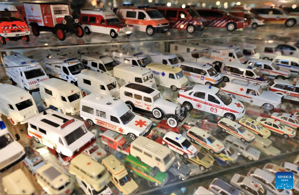 Model cars displayed at Billy Karam Museum in Lebanon