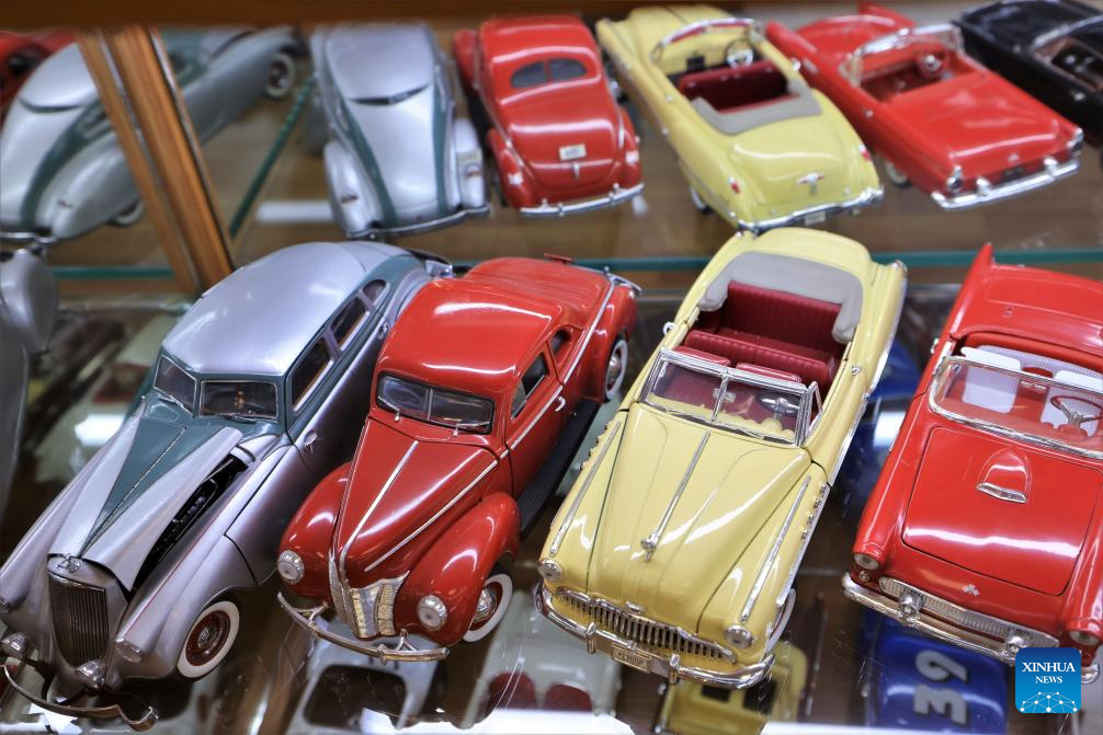 Model cars displayed at Billy Karam Museum in Lebanon