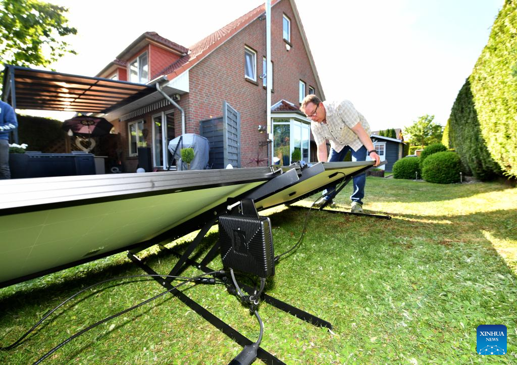 Solar-powered equipment made by Chinese companies to enter German households