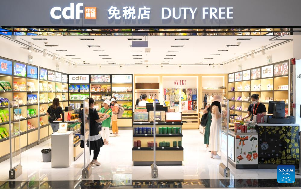 Offshore duty-free sales in China's Hainan top 28 bln USD over 12 yrs