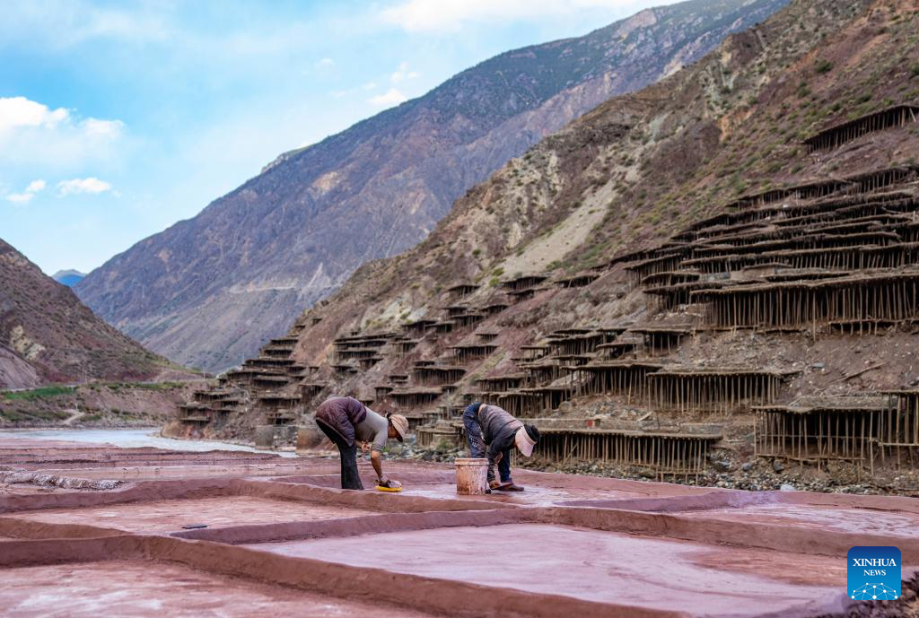 In pics: salt fields in China's Tibet