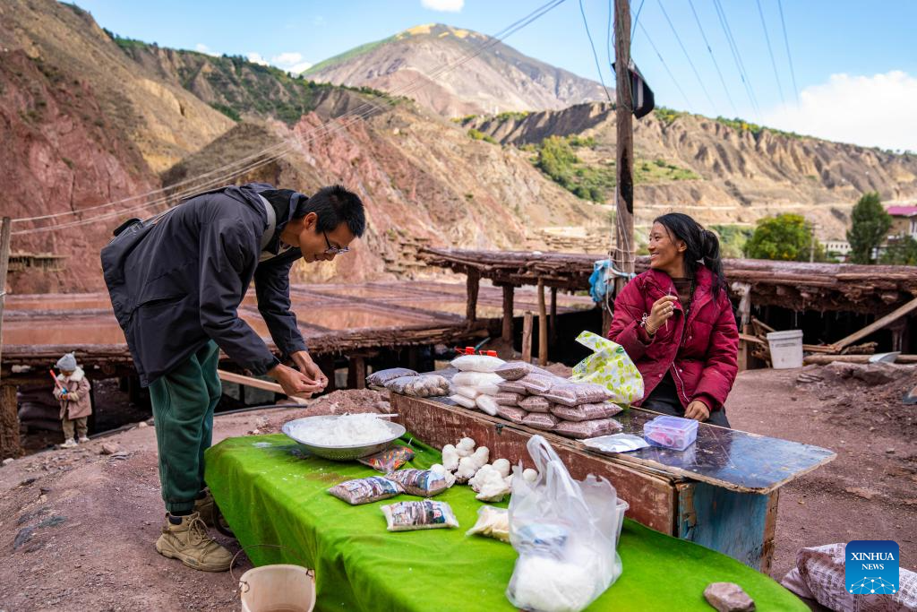 In pics: salt fields in China's Tibet
