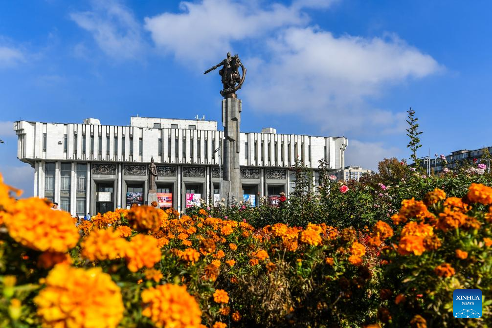 View of Bishkek, capital of Kyrgyzstan