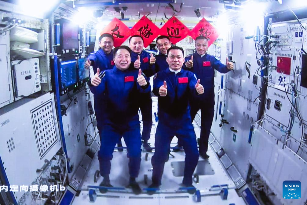 Shenzhou-17 astronauts enter space station, complete handover in four days