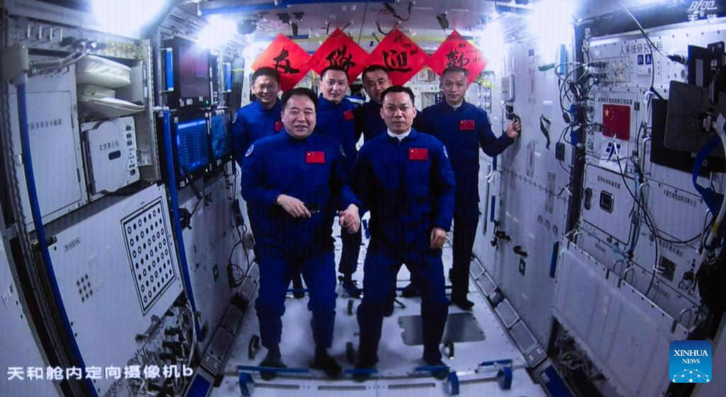 Shenzhou-17 astronauts enter space station, complete handover in four days