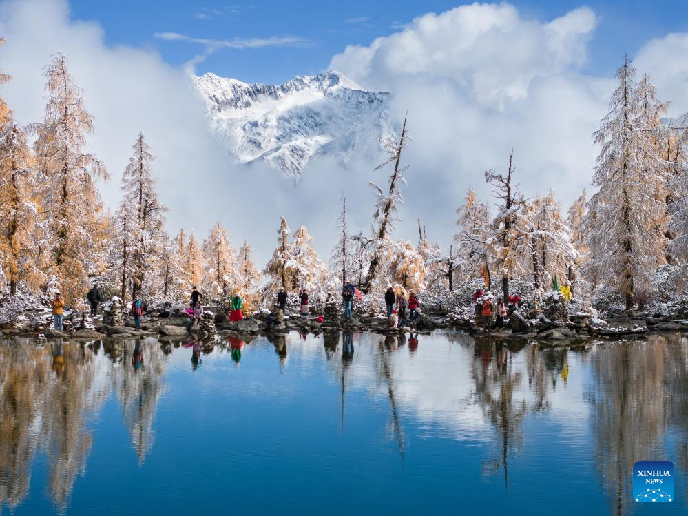 Autumn scenery in Dangling village, SW China's Sichuan