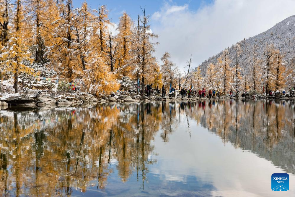 Autumn scenery in Dangling village, SW China's Sichuan