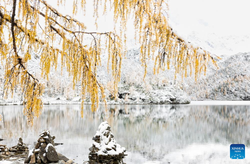 Autumn scenery in Dangling village, SW China's Sichuan