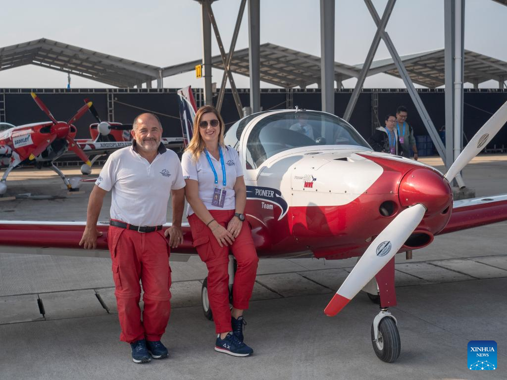 Across China: Italian pilot couple's 