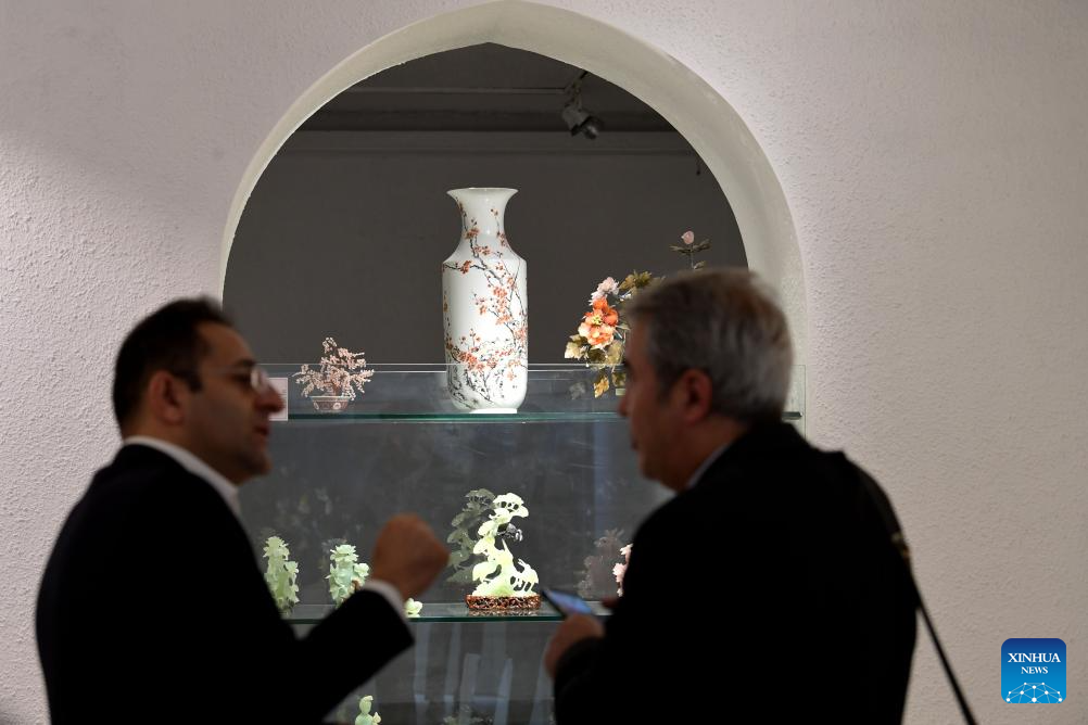 Chinese artworks displayed at Saad Abad Museum Complex in Tehran