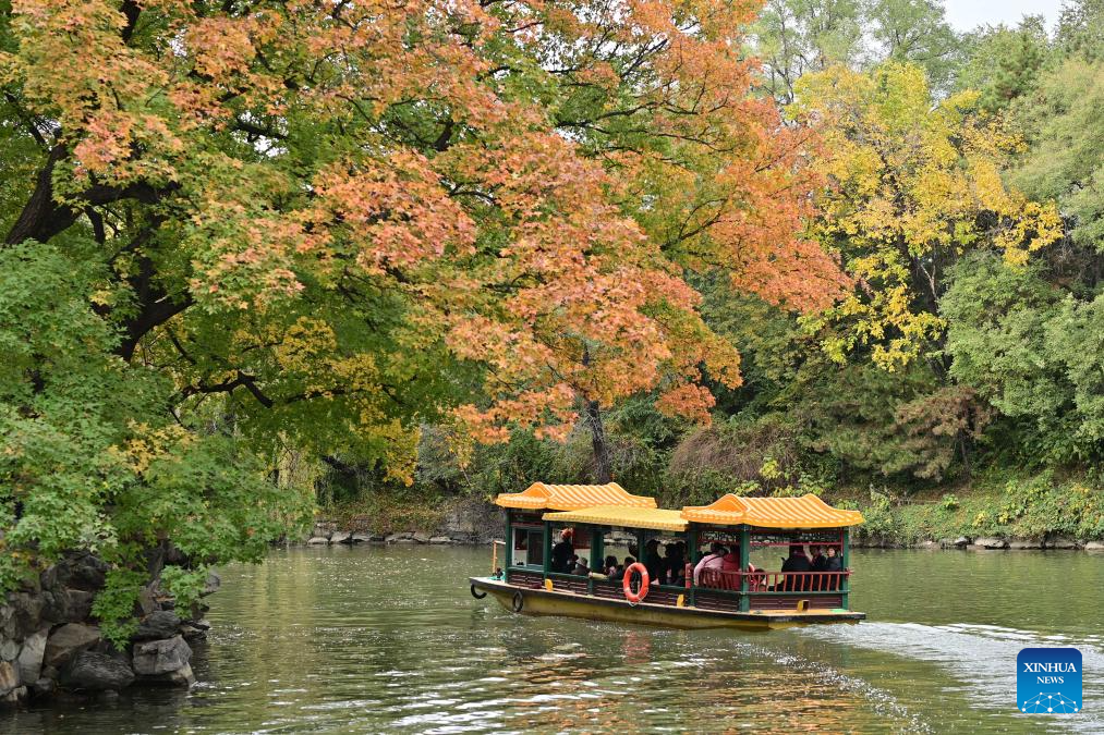 Autumn scenery of Summer Palace in Beijing