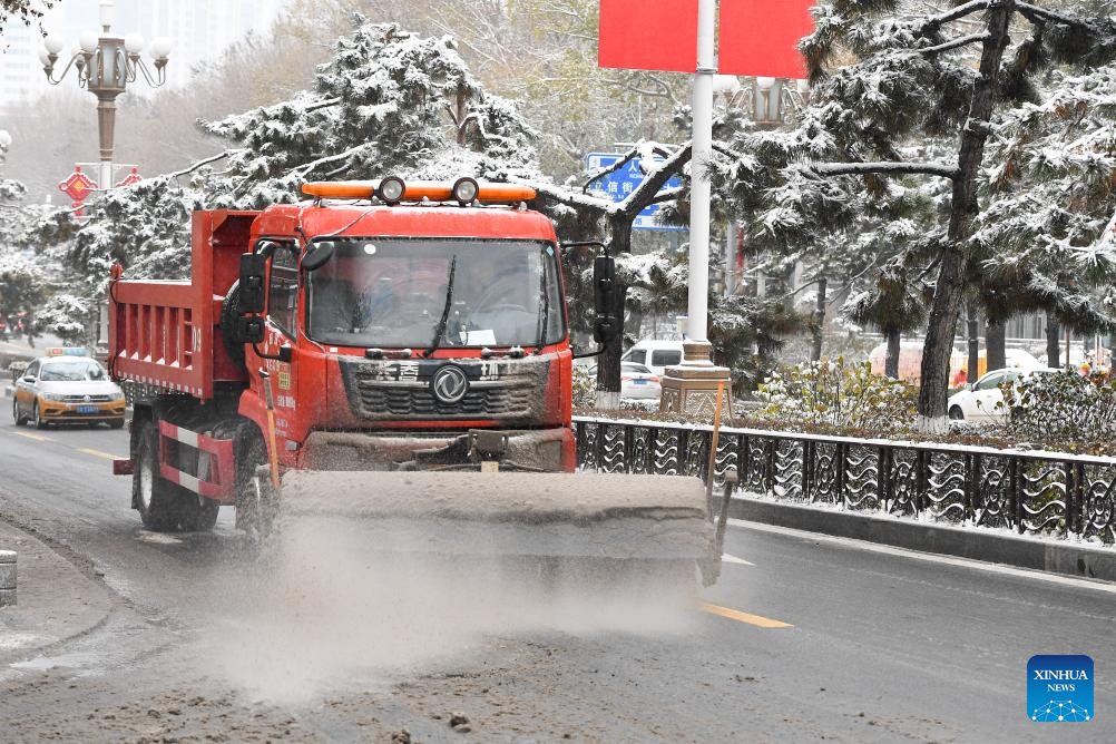 China Focus: Cold snap grips north China, prompting emergency measures