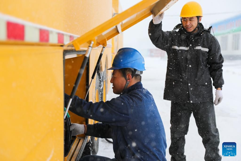 China Focus: Cold snap grips north China, prompting emergency measures