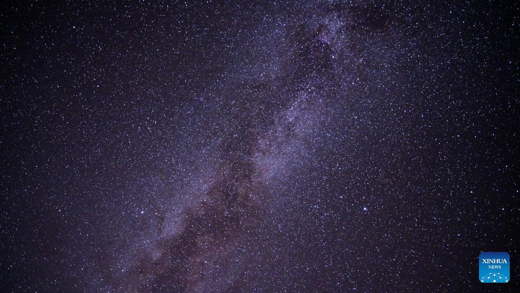 Milky Way illuminates night sky in Ngari Prefecture, SW China