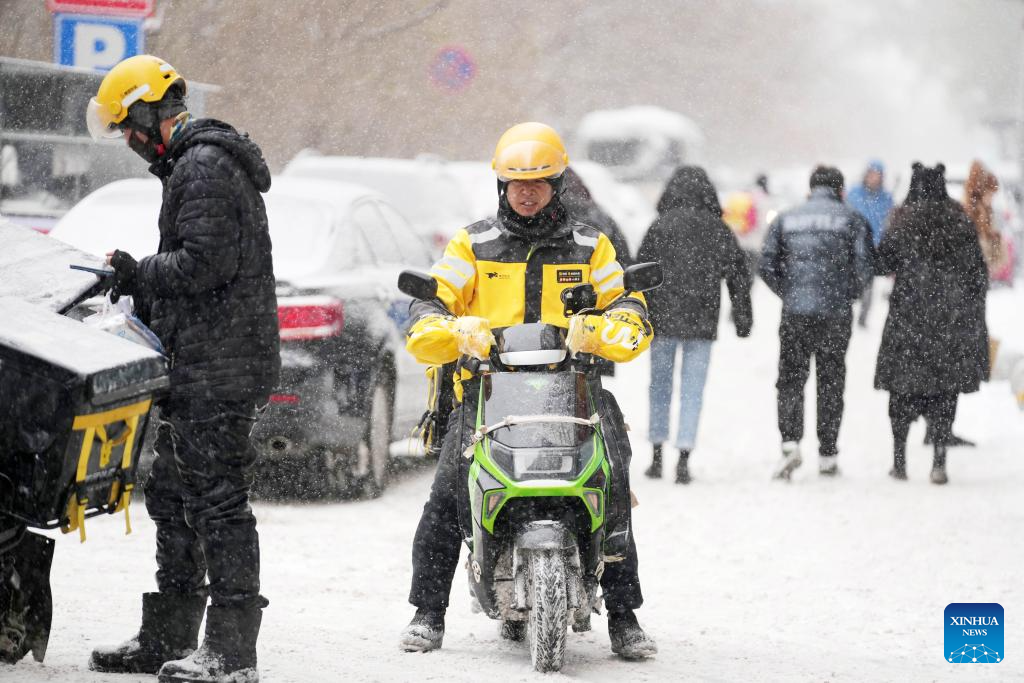 NE China sees snowfall