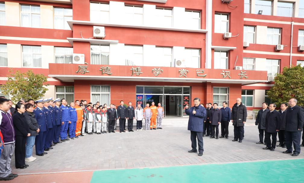 Xi inspects post-flood reconstruction in Beijing, Hebei