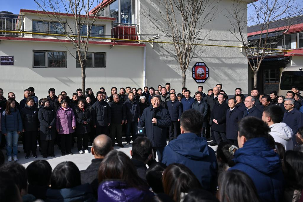 Xi inspects post-flood reconstruction in Beijing, Hebei