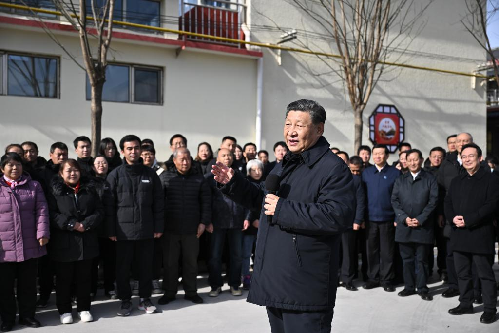 Xi inspects post-flood reconstruction in Beijing, Hebei