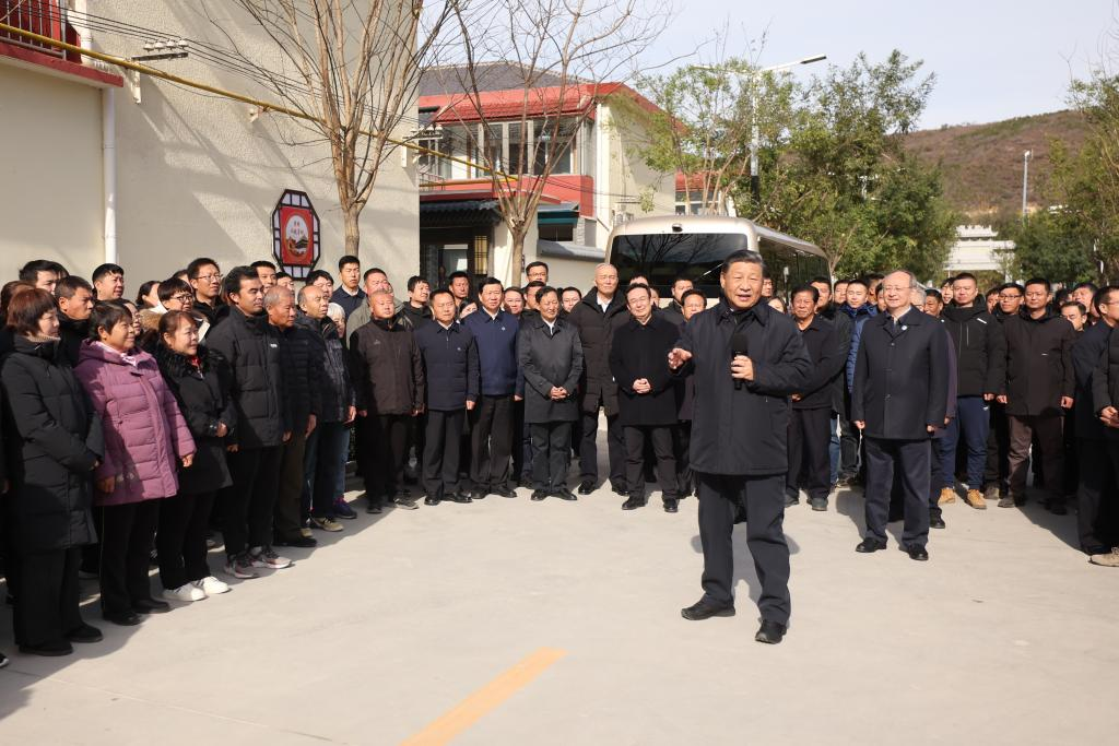 Xi inspects post-flood reconstruction in Beijing, Hebei