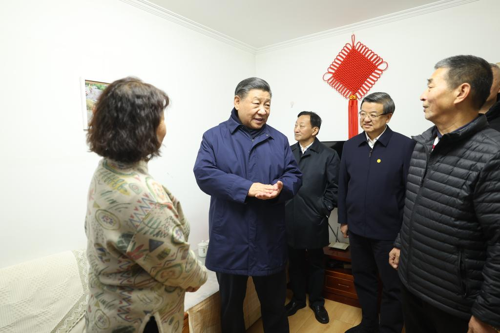 Xi inspects post-flood reconstruction in Beijing, Hebei