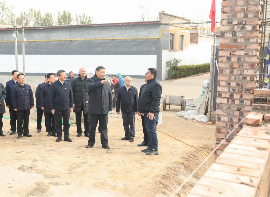 Xi inspects post-flood reconstruction in Beijing, Hebei