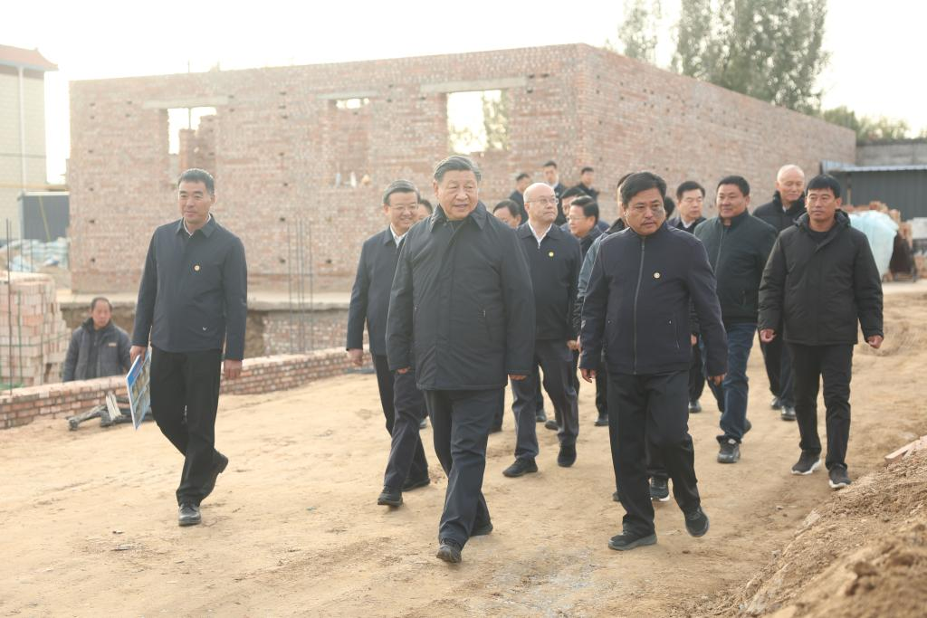 Xi inspects post-flood reconstruction in Beijing, Hebei