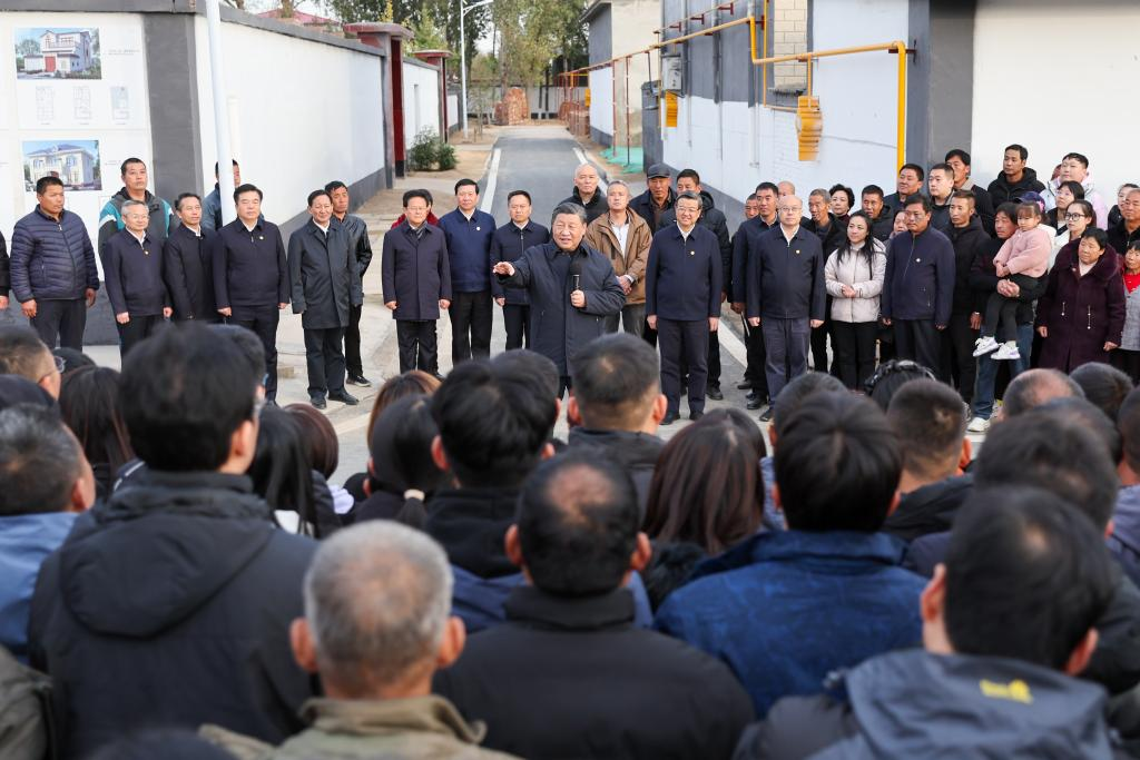 Xi inspects post-flood reconstruction in Beijing, Hebei