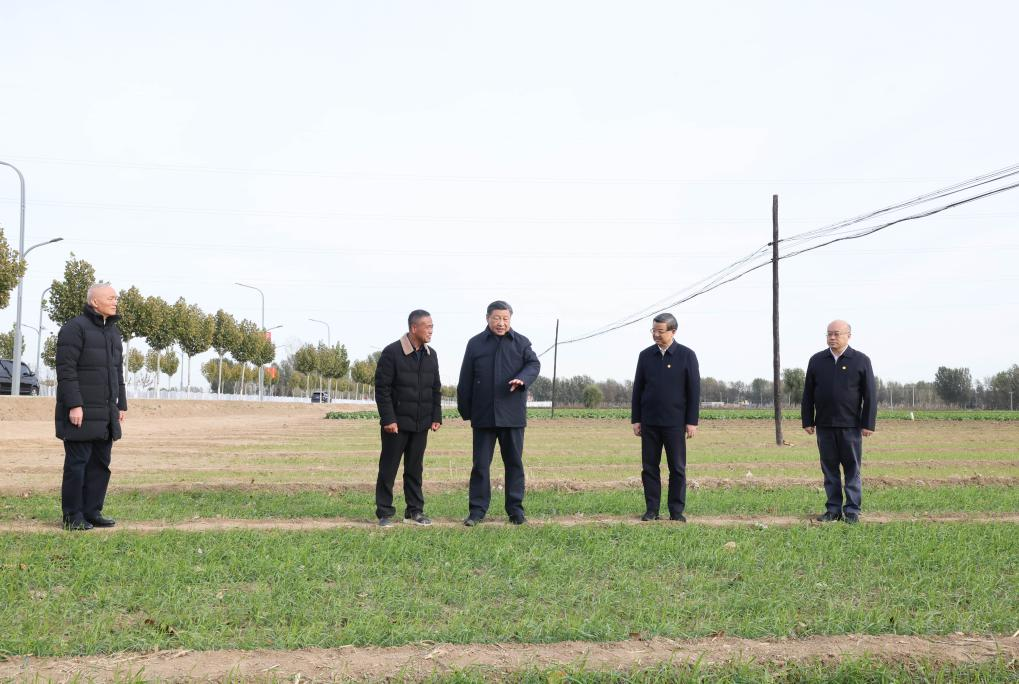 Xi inspects post-flood reconstruction in Beijing, Hebei