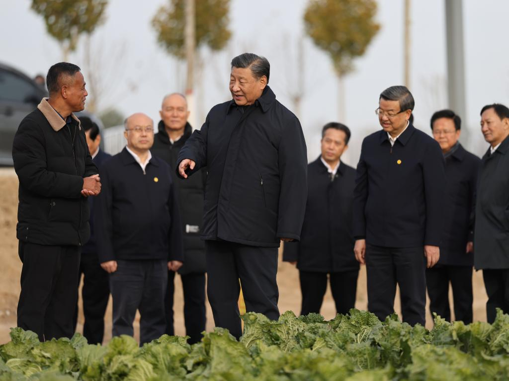 Xi inspects post-flood reconstruction in Beijing, Hebei